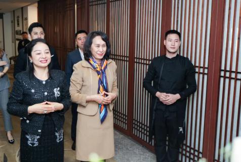 罗湖区人大常委副主任谭会茹一行莅临星欧娱乐调研